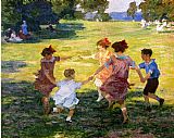 Ring Around the Rosie by Edward Henry Potthast